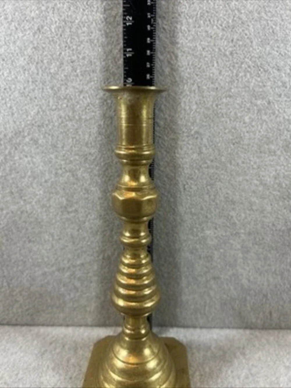 Solid Brass Beehive Candlestick 10